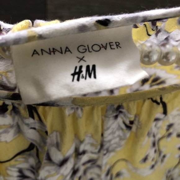 Women’s H&M floral textured woven dress Sz 8 - Picture 5 of 15